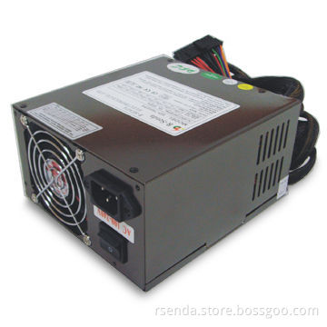 600W Power Supply with Four 12V Rail and Net Shielding Tube on All Output Wire Harness